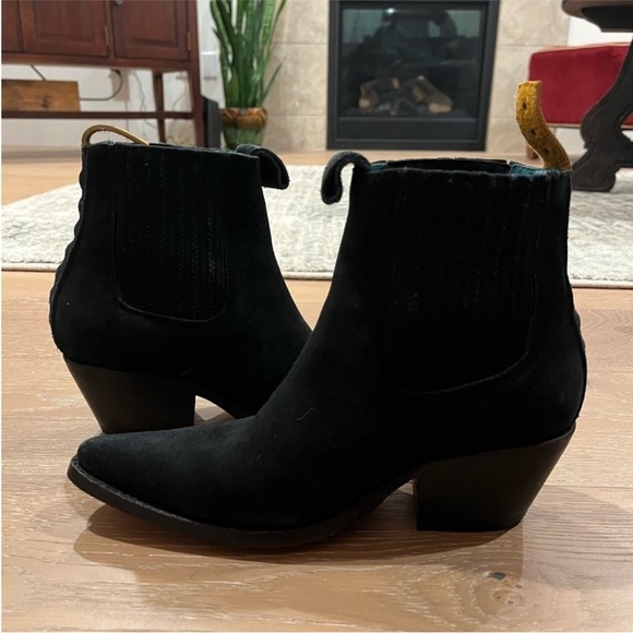PS Kaufman X Lenni The Label Black Suede Freeway Chelsea Boot. 7.5 Like NEW! - Picture 15 of 15